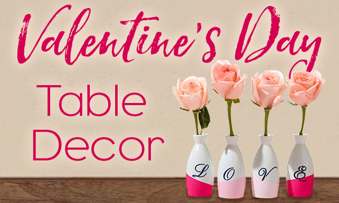 Valentine's Day Table Decor, The Plaid Palette DIY craft ideas, products,  and more